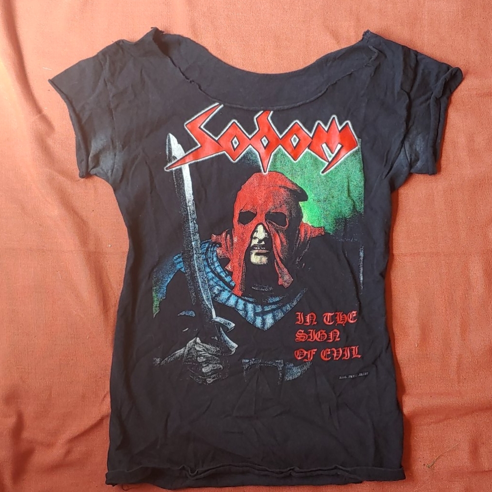 Sodom heavy metal band shirt DIY STYLE